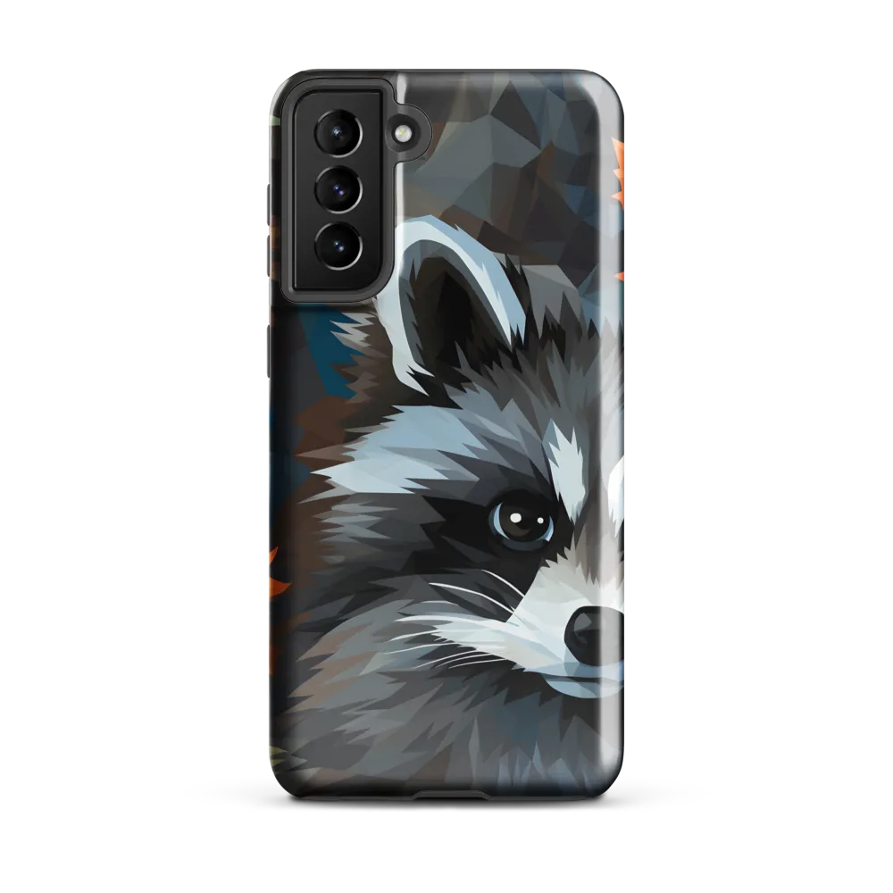 Whispers of Autumn: The Raccoon's Gaze