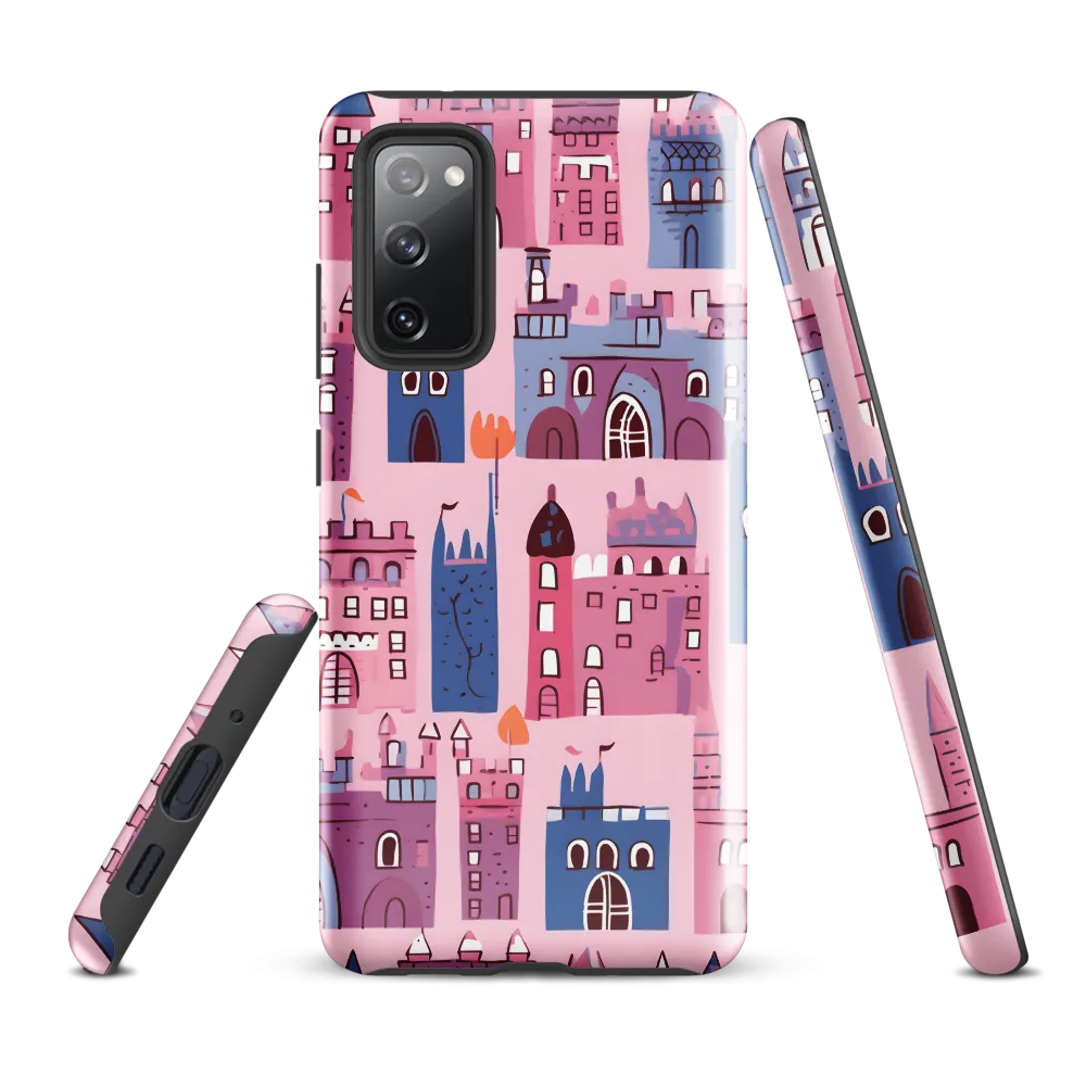 Whimsical Castles: A Playful Tapestry | Phone Case |  S20 FE | Tough Case | Glossy