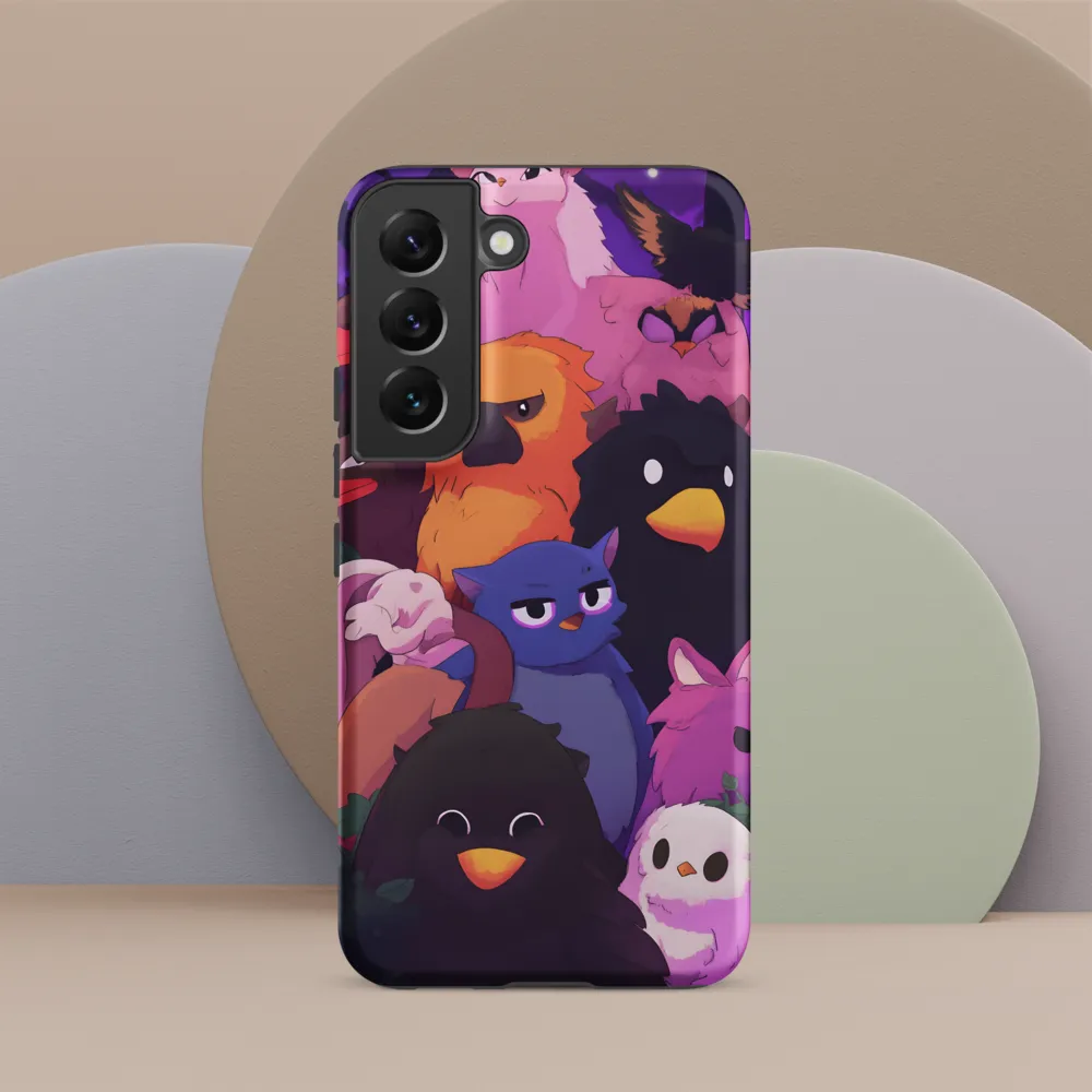 Whimsical Avian Gathering