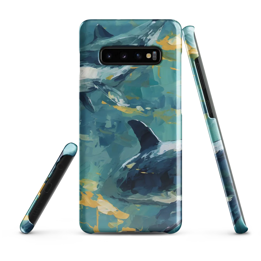 Harmony of the Ocean: Whales in Motion | Phone Case |  S10 Plus | Snap Case | Glossy