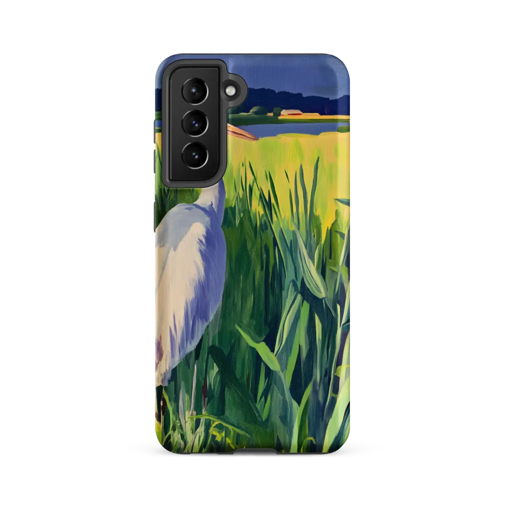 Graceful Presence: The Heron in the Meadow