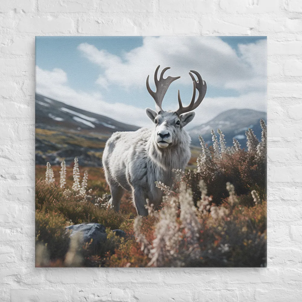 Majestic Harmony: The Reindeer in Nature | Canvas | 36″×36″
