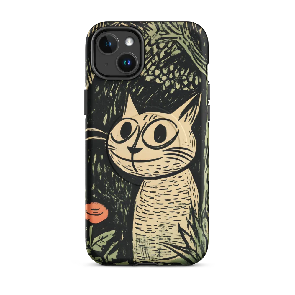 Whimsical Cat in the Forest