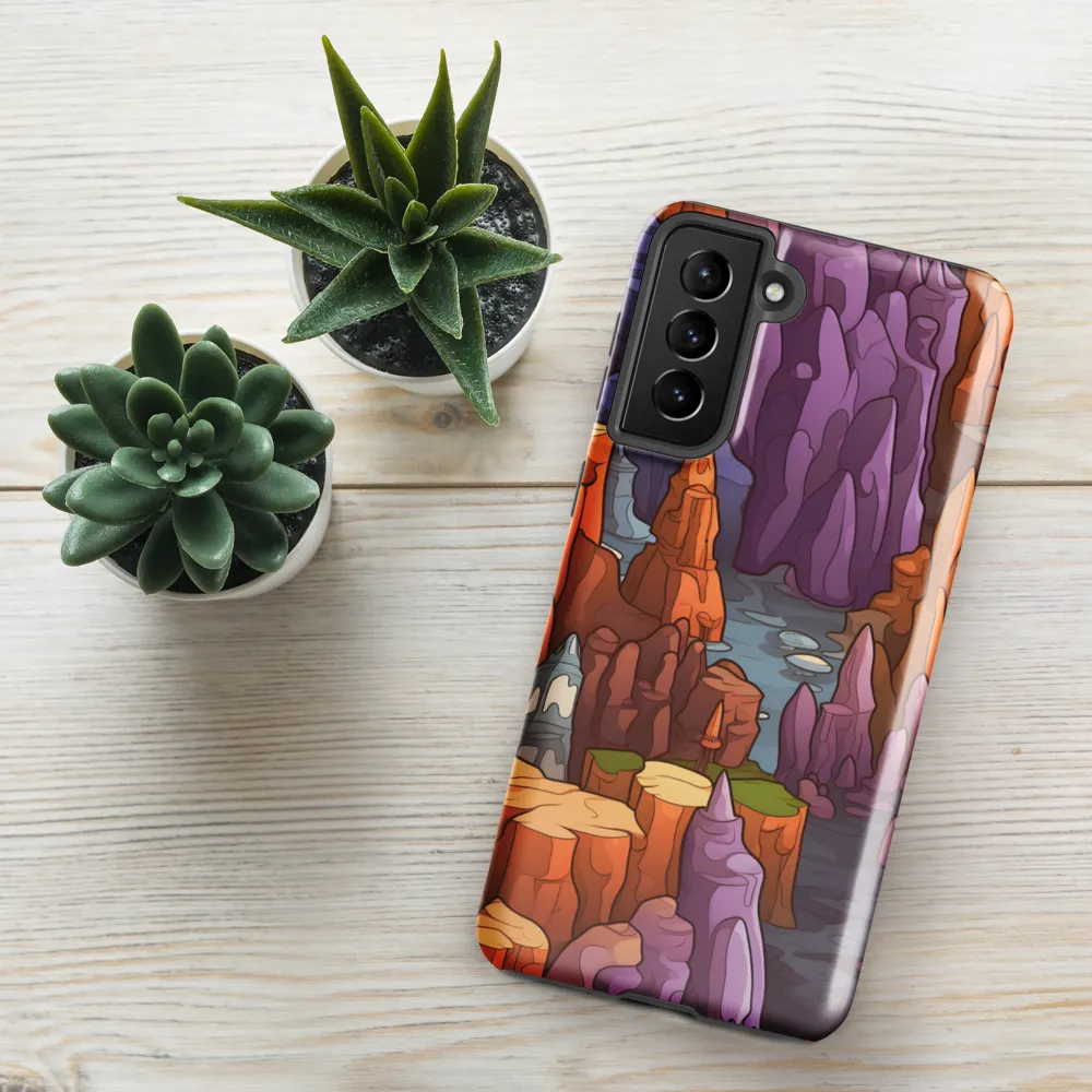 Vibrant Rockscape: A Digital Odyssey