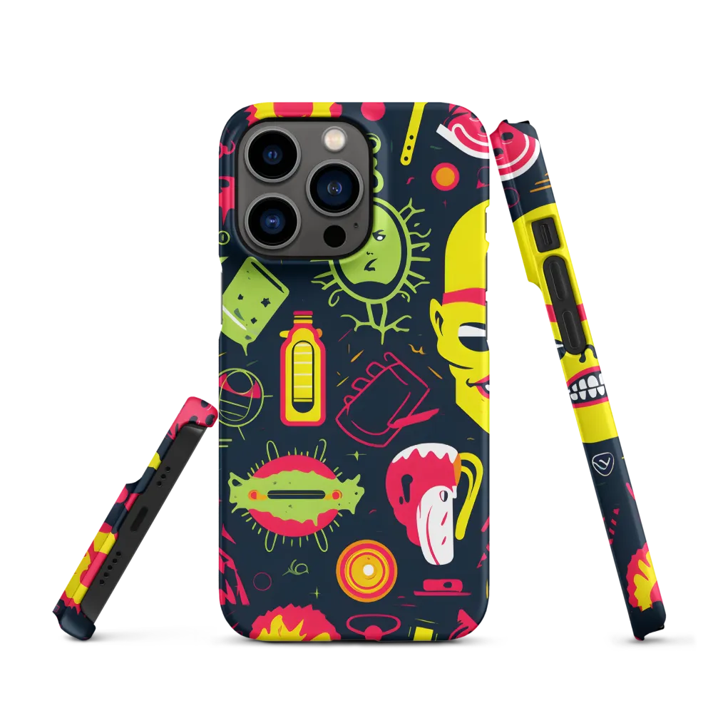 Neon Revelry: A Quirky Exploration of Modern Pop Art