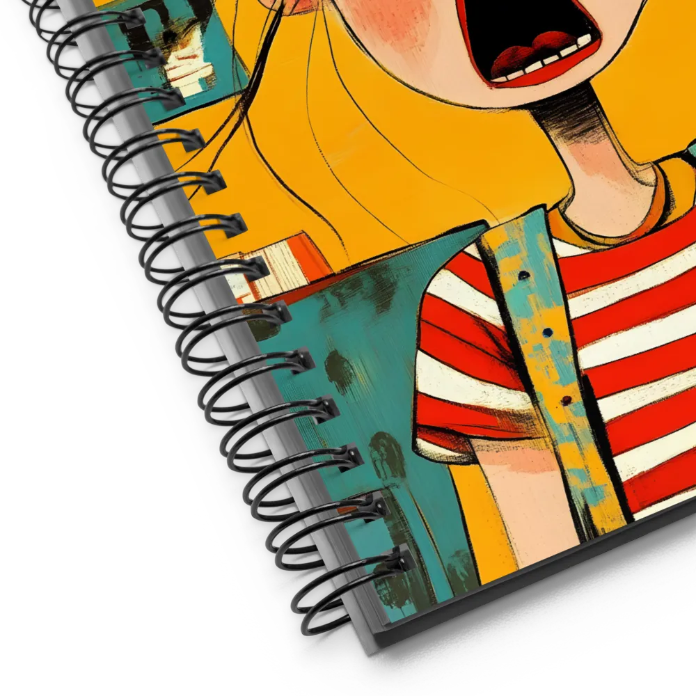 The Shock of Discovery | Spiral Notebook