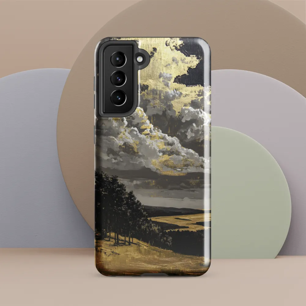 Golden Serenity in a Dramatic Sky | Phone Case |  S21 | Tough Case | Glossy