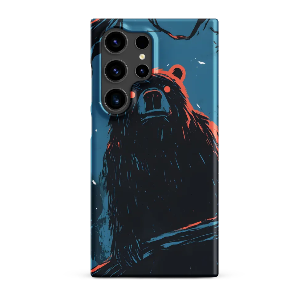 Eerie Majesty: A Bear in the Night