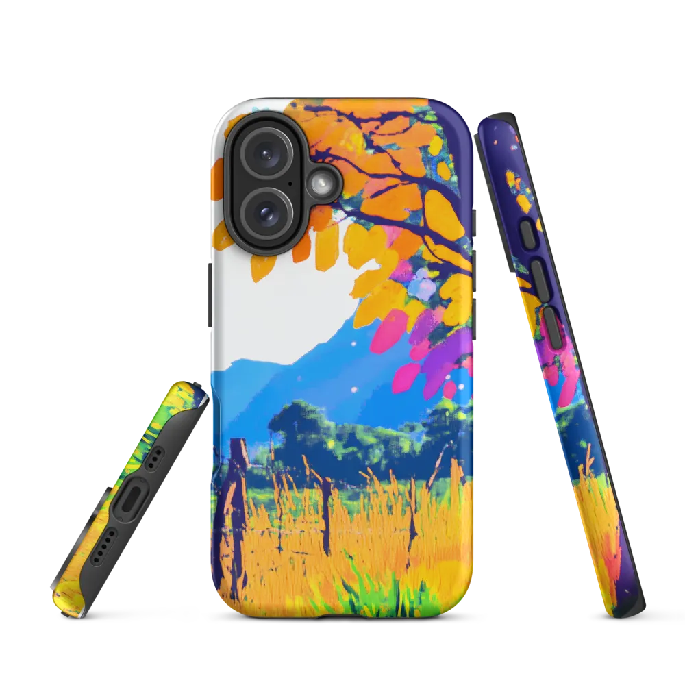 Autumn Serenity in a Vibrant Landscape | Phone Case