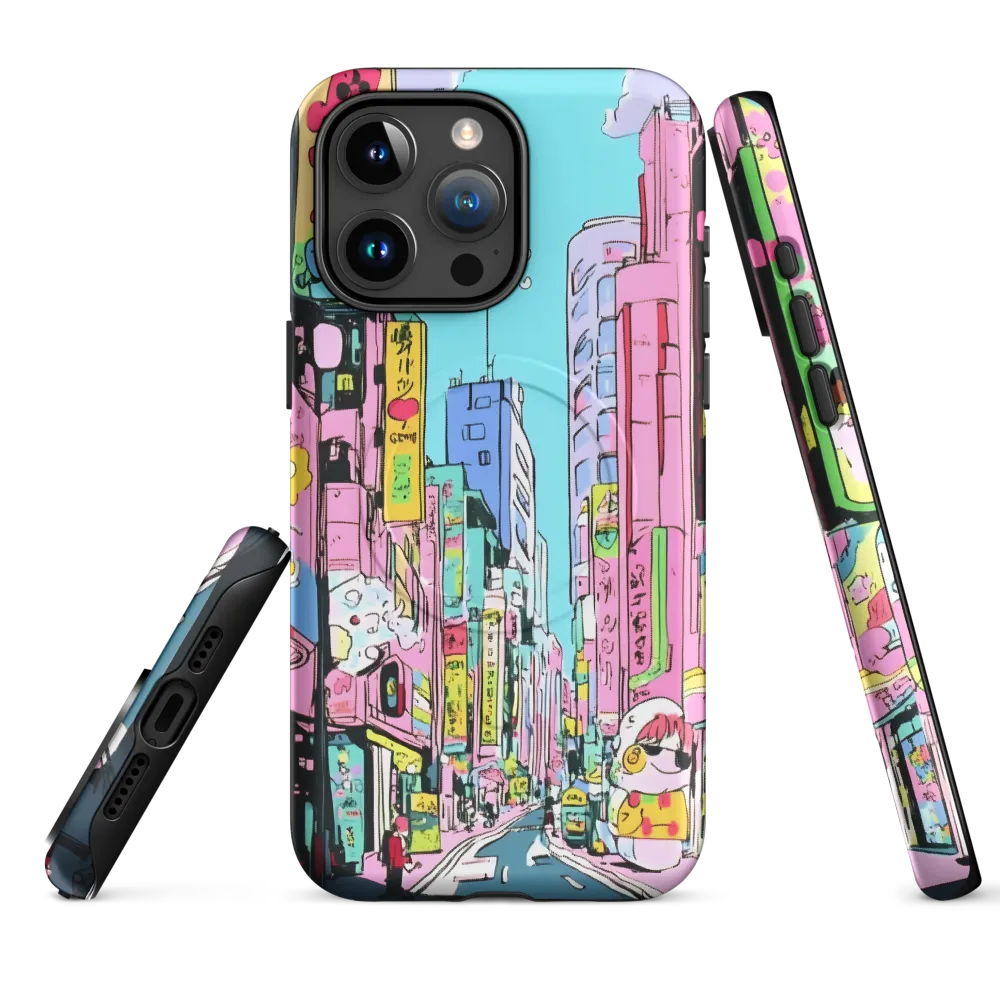 Whimsical Cityscape | Phone Case |  15 Pro Max | MagSafe® Tough Case | Matte