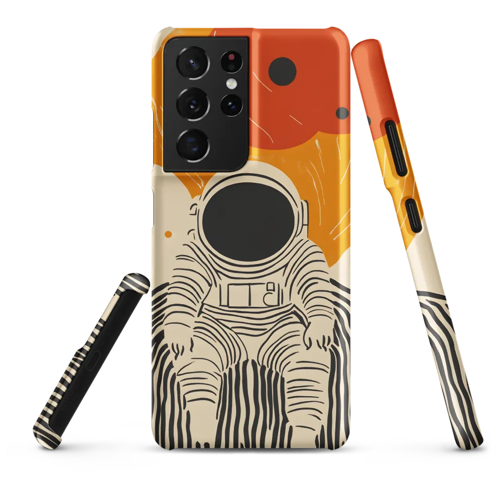 Astronaut in Cosmic Thoughts | Phone Case |  S21 Ultra | Snap Case | Matte