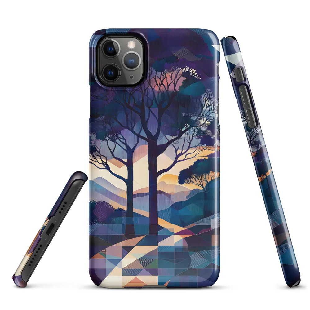 Tranquil Geometry: A Journey Through Color | Phone Case |  11 Pro Max | Snap Case | Glossy