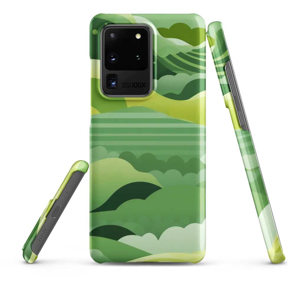 Tranquility in Green Waves