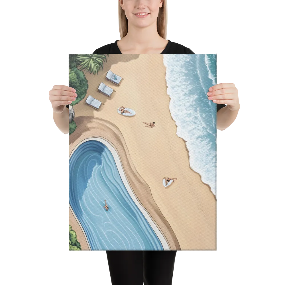 Serenity by the Shore | Canvas | 18″×24″
