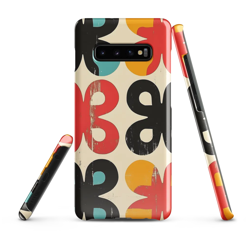 Geometric Playfulness | Phone Case |  S10 Plus | Snap Case | Glossy