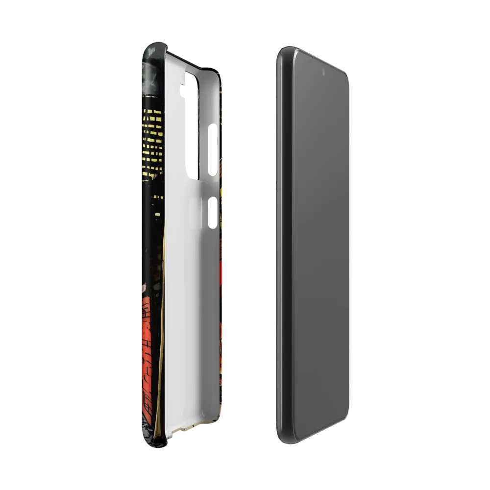 Nocturnal Cityscape: The Hidden Alley | Phone Case |  S21 | Snap Case | Matte