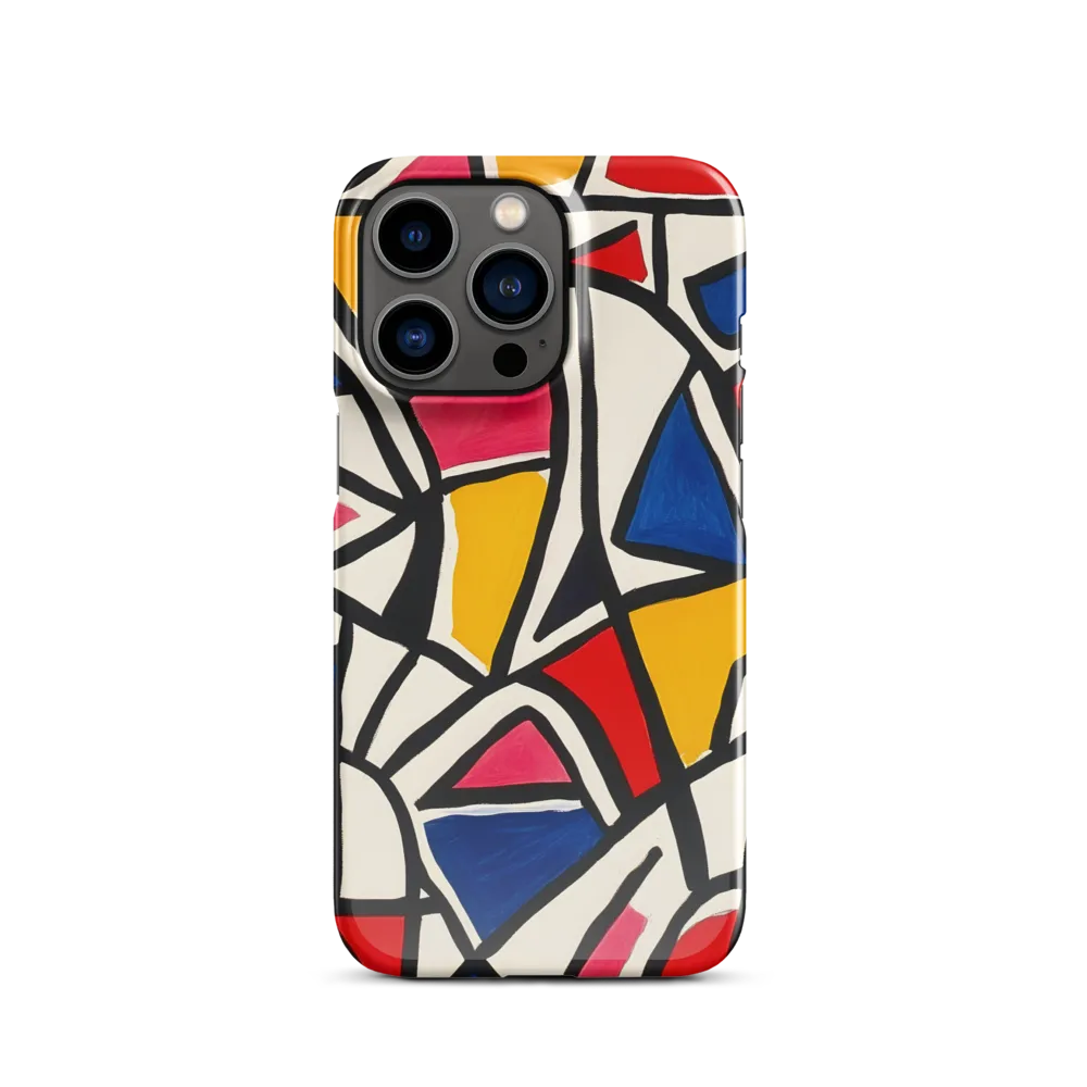 Vibrant Geometric Harmony | Phone Case |  13 Pro | Snap Case | Glossy