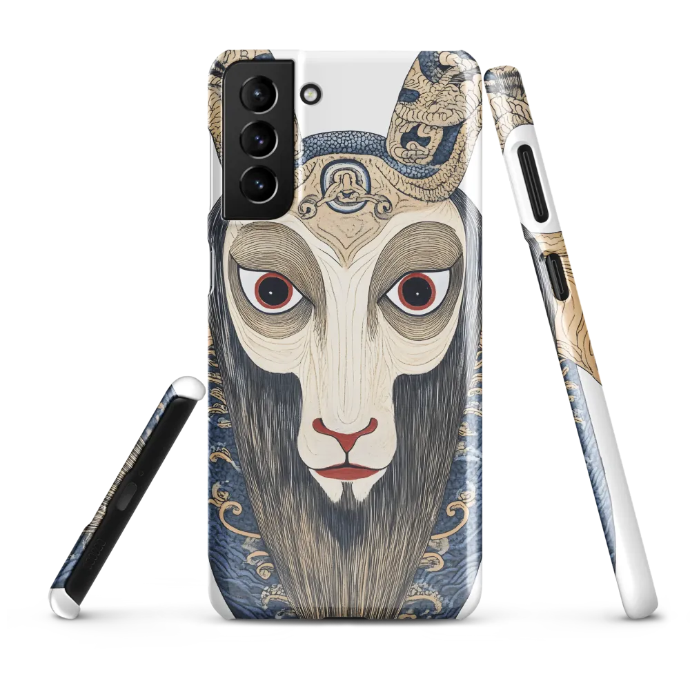 Ethereal Gaze of the Ram | Phone Case |  S21 Plus | Snap Case | Glossy