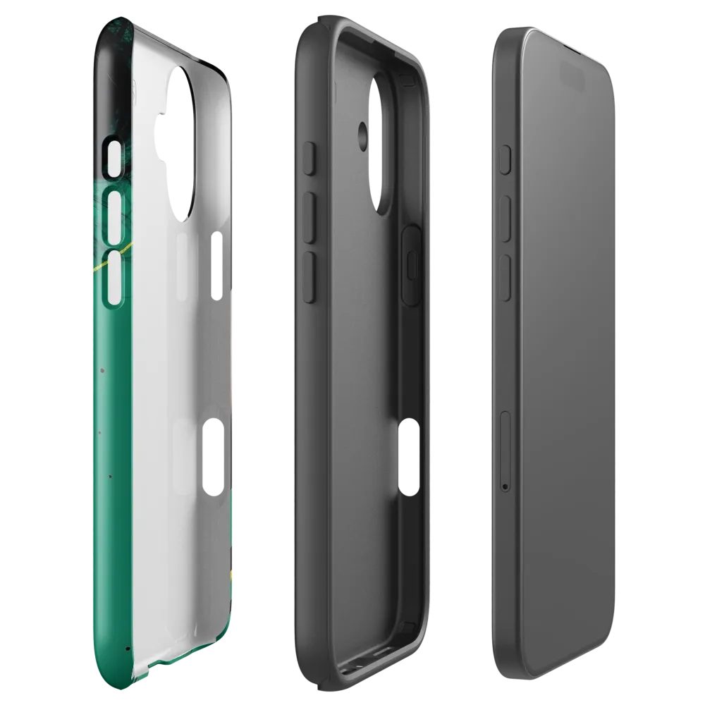 Emerald Profile with Ink and Yellow Accent