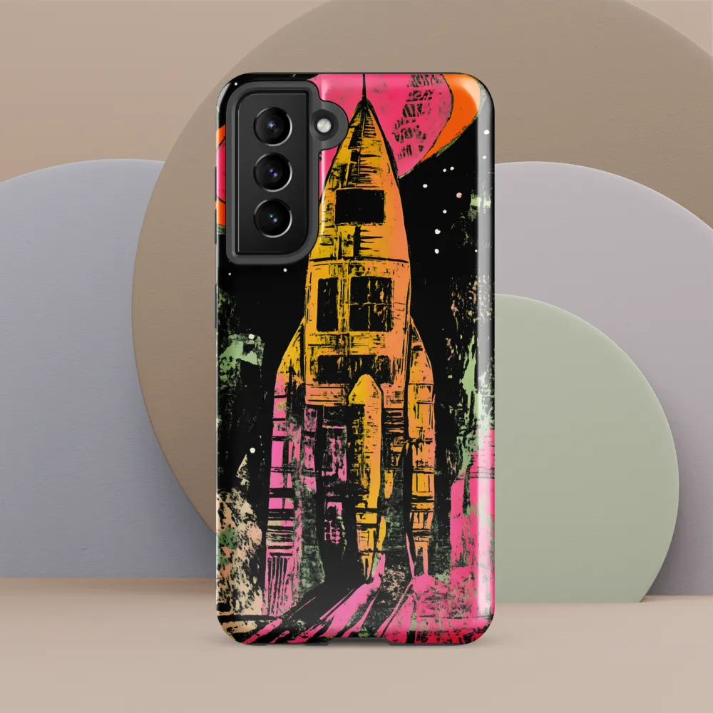 Cosmic Voyage: A Surreal Rocket Adventure