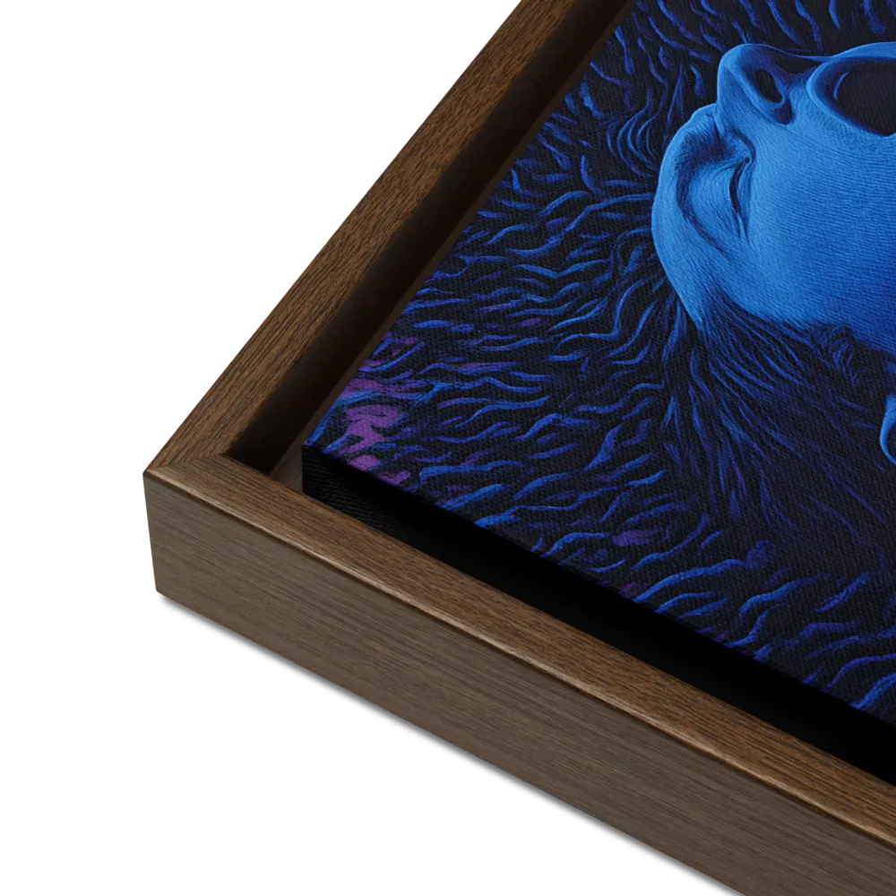 Dreams Unbound | Canvas with Brown Frame | 16″×16″