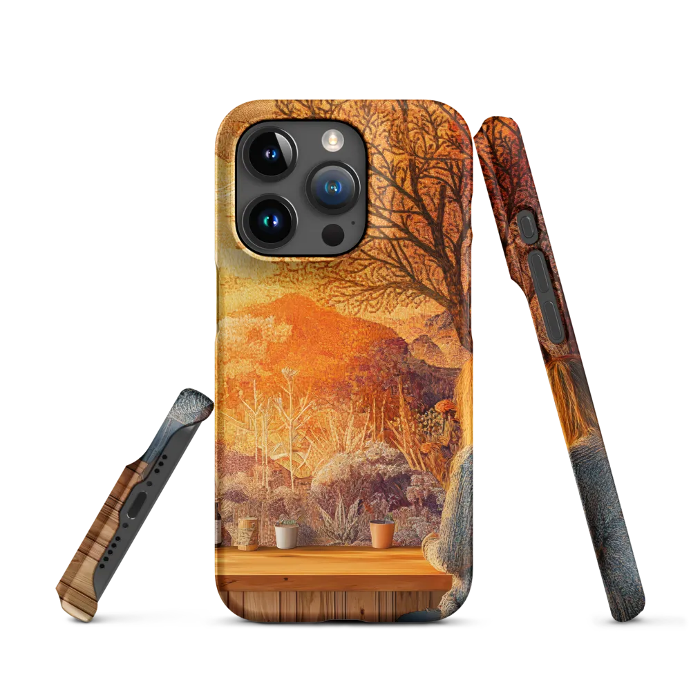 Whispers of a Golden Sunset | Phone Case |  15 Pro | Snap Case | Matte