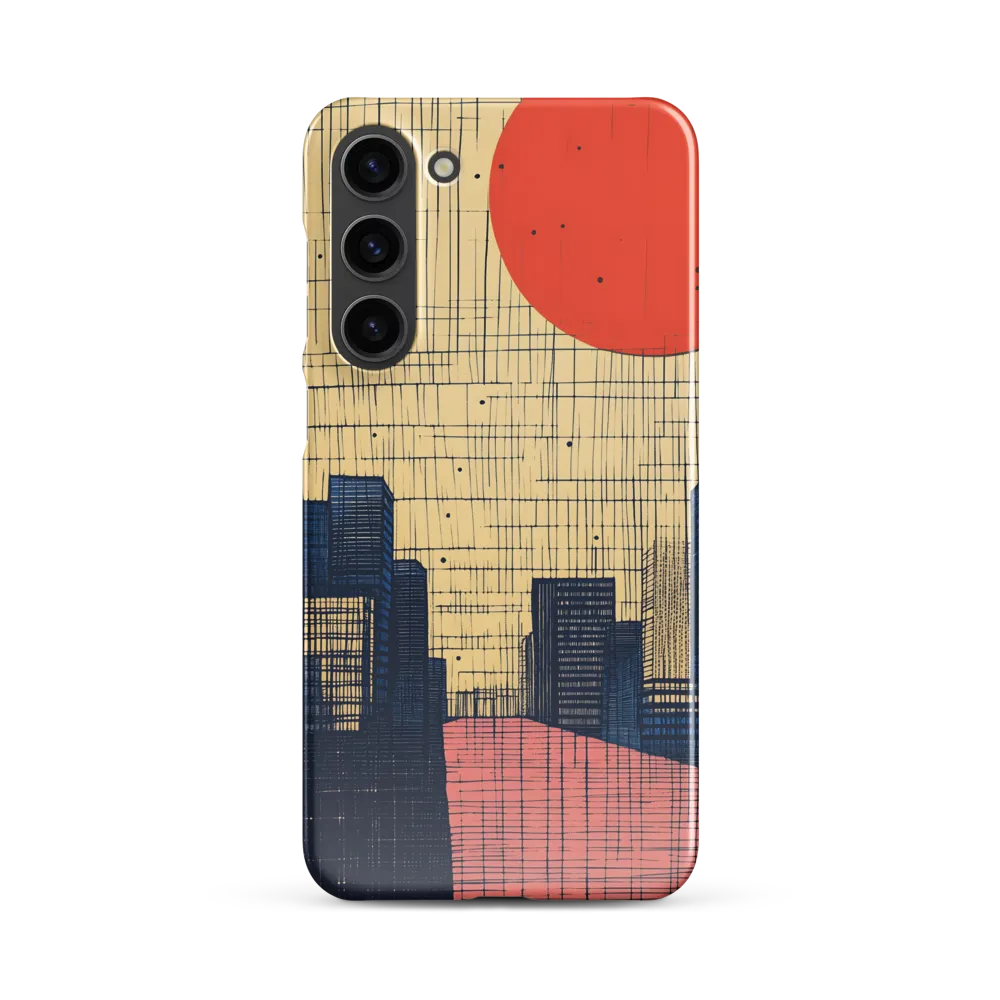 Urban Echoes: A Minimalist Cityscape