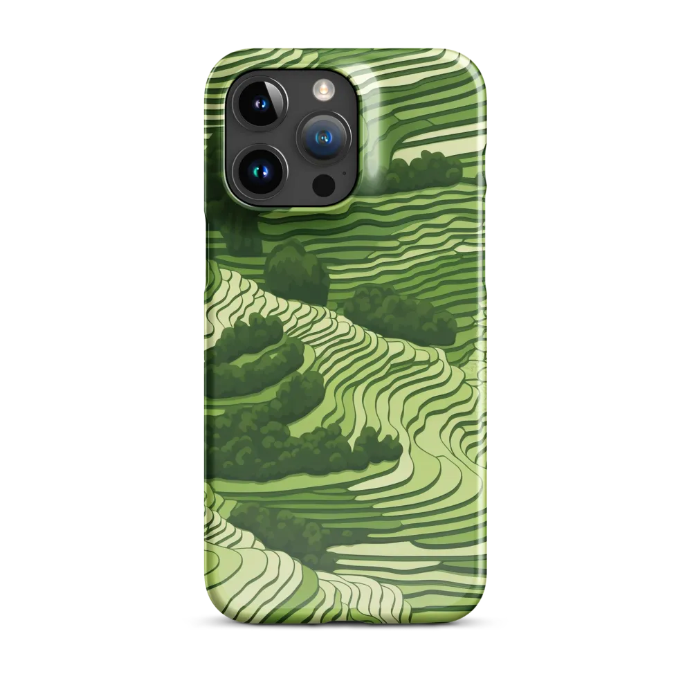Waves of Green: An Abstract Landscape