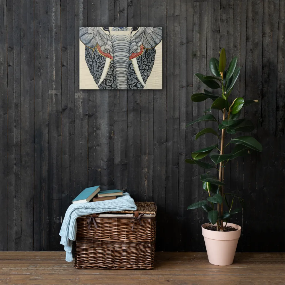 Majesty of the Elephant | Thin Canvas | 18″×24″