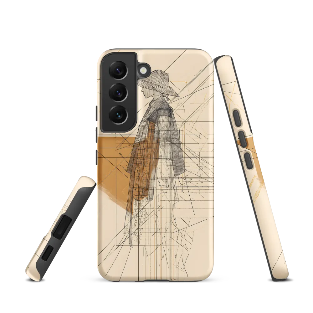 Abstract Profile: A Minimalist Exploration | Phone Case |  S22 | Tough Case | Matte