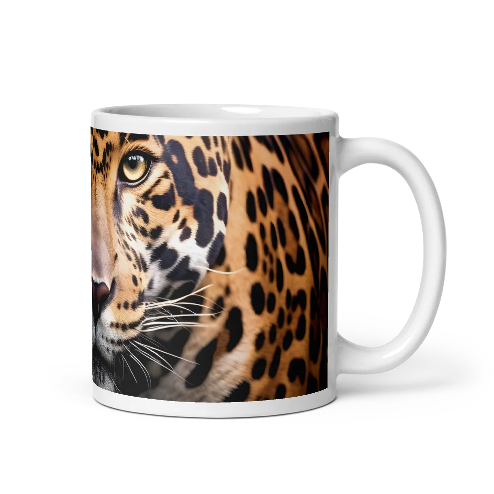 The Intensity of Nature: A Jaguar’s Gaze | Mugs | Multiple Sizes & Colors