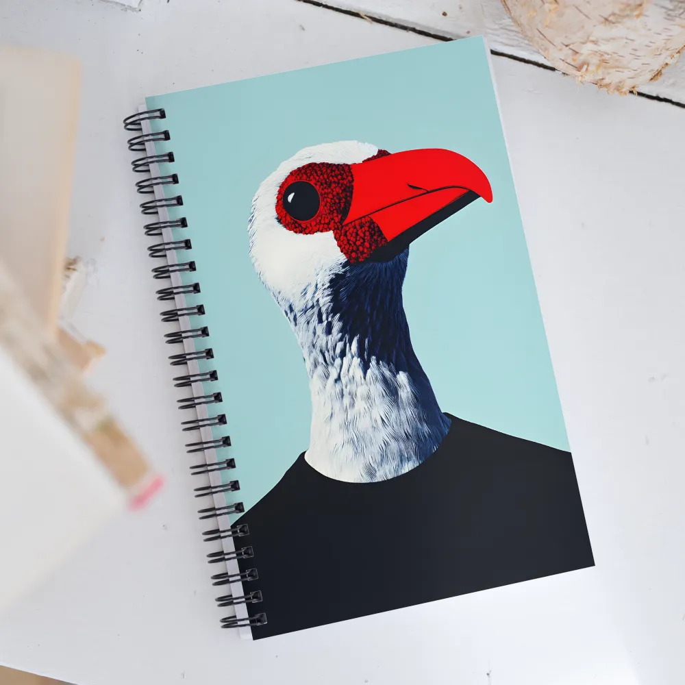 The Surreal Avian Portrait | Spiral Notebook