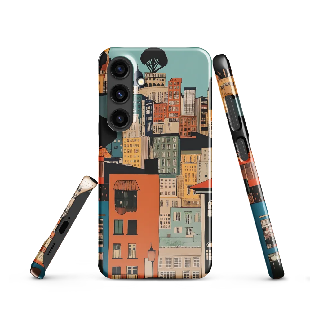 Urban Fusion: A Colorful Cityscape