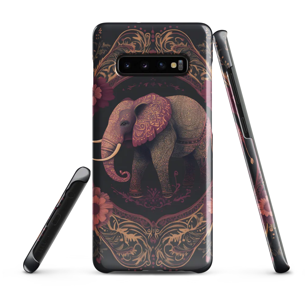 Regal Reverie: The Ornate Elephant | Phone Case |  S10 Plus | Snap Case | Glossy