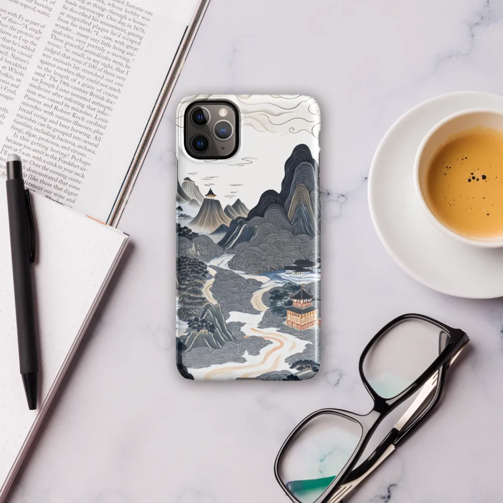 Harmony of Mountains and Temples | Phone Case |  11 Pro Max | Snap Case | Glossy