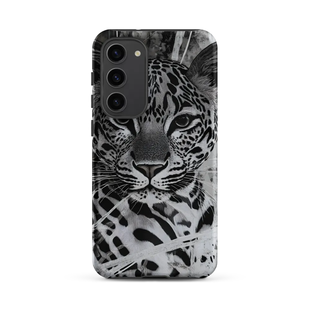 Majestic Gaze: The Leopard's Portrait | Phone Case |  S23 Plus | Tough Case | Matte