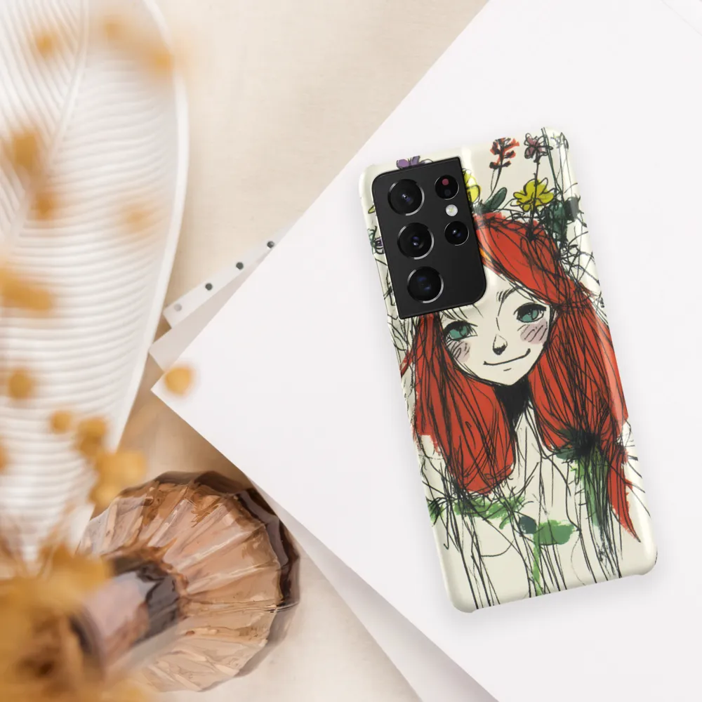 Whimsical Floral Portrait
