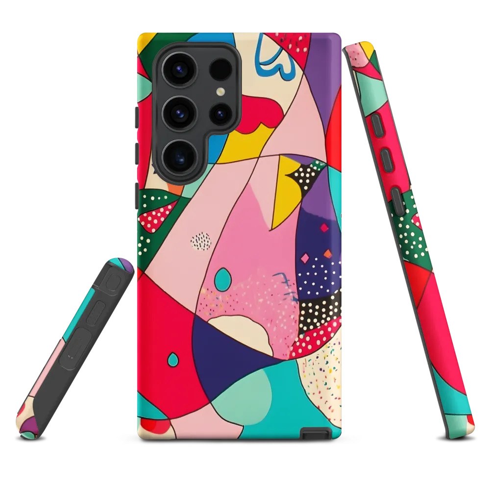 Playful Geometry in Color | Phone Case |  S23 Ultra | Tough Case | Matte