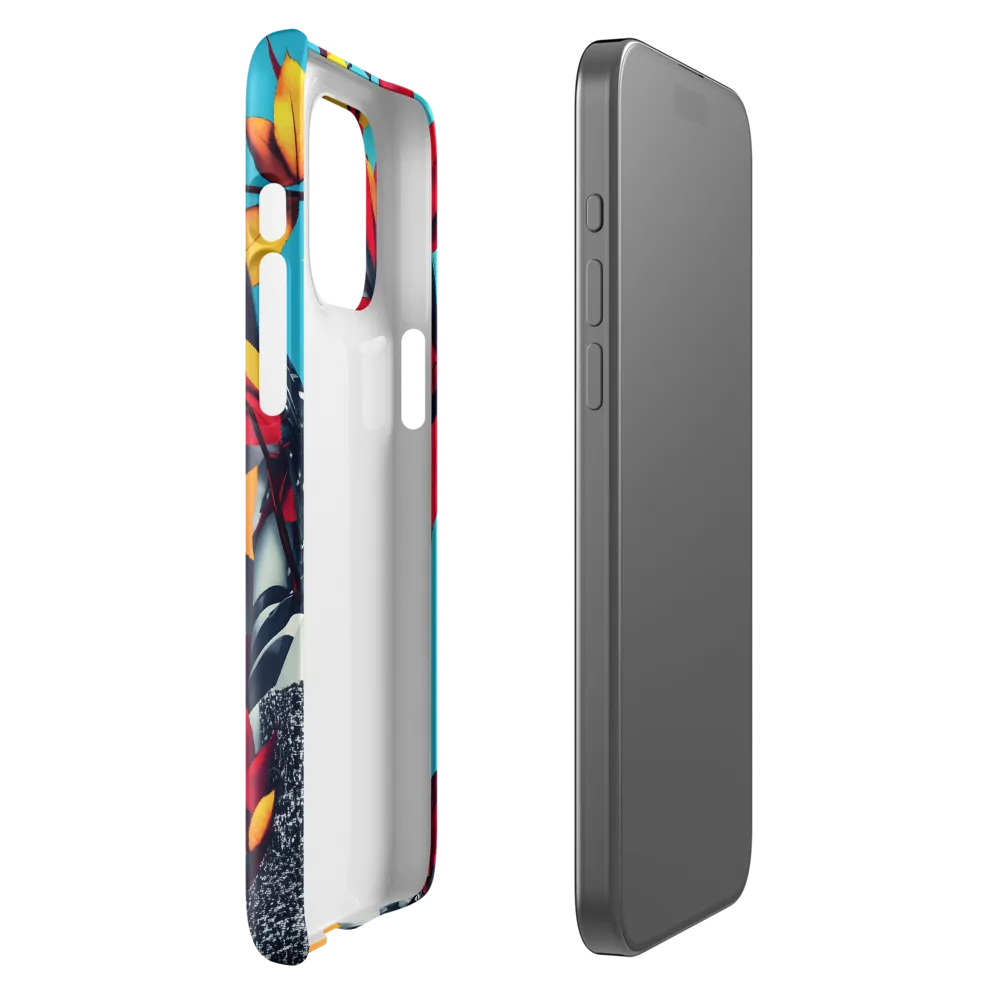 Futuristic Fusion: Nature Meets Technology | Phone Case |  15 Pro Max | Snap Case | Glossy