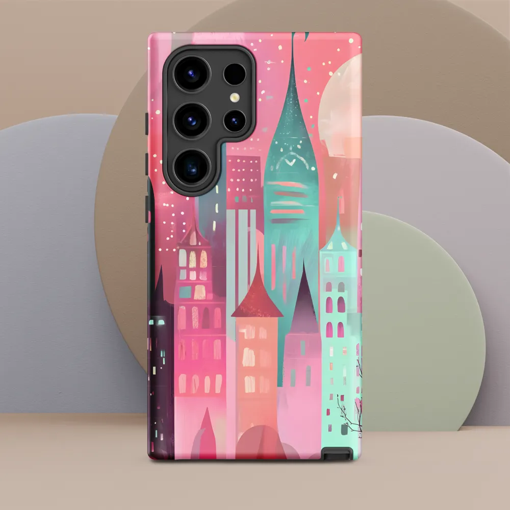 Whimsical City at Dusk