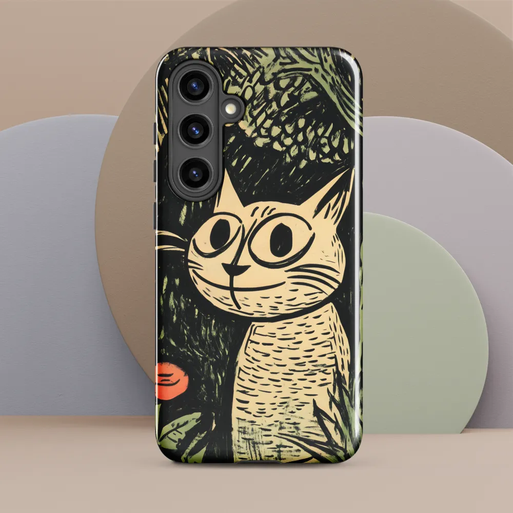 Whimsical Cat in the Forest