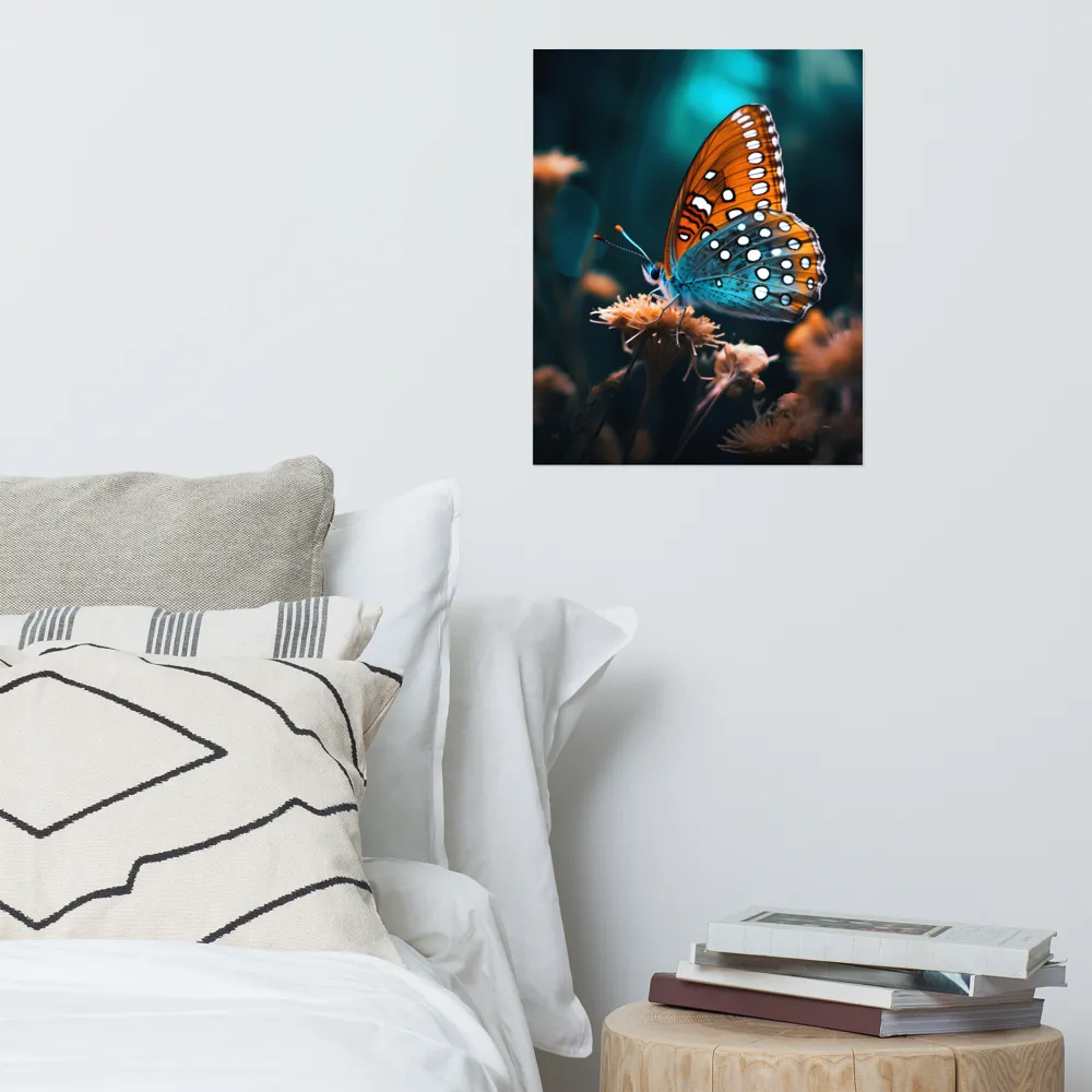 Whispers of Color: The Butterfly's Embrace | Poster | 16″×20″