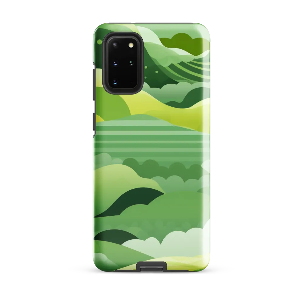Tranquility in Green Waves
