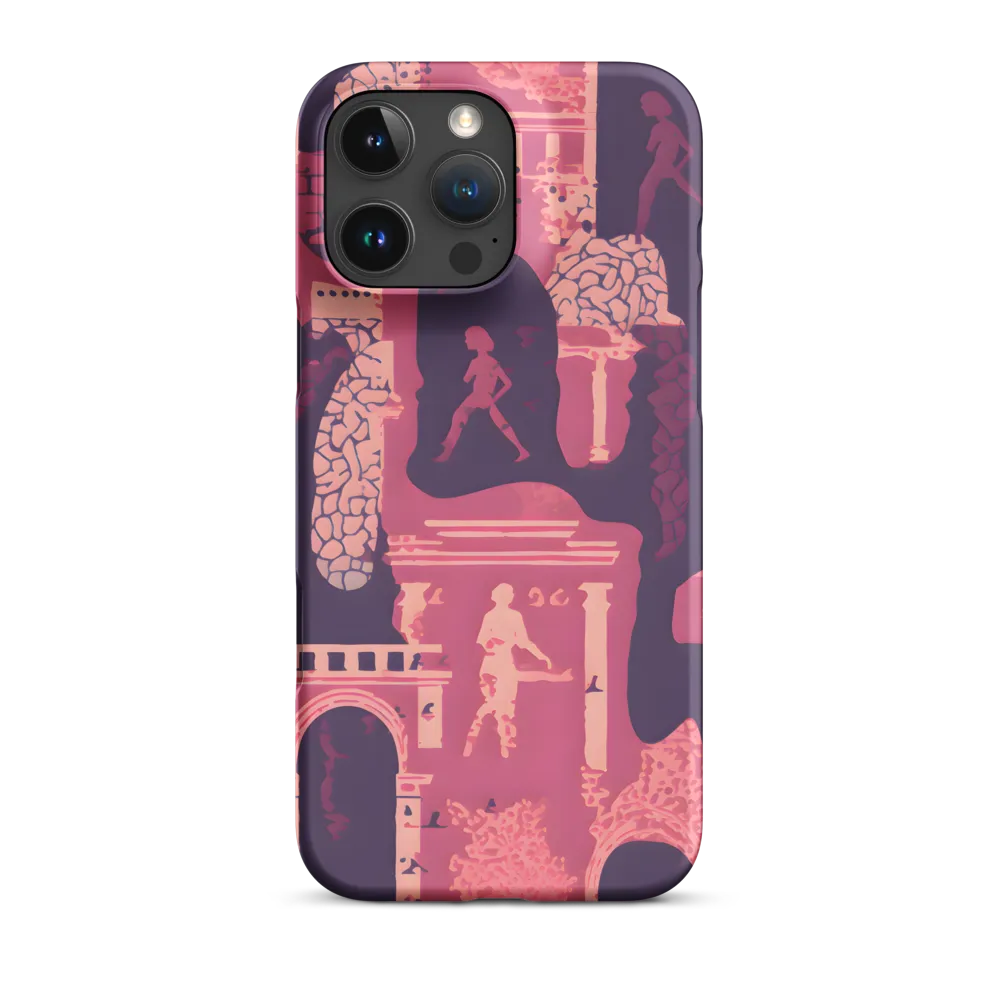 Whimsical Interplay of Figures and Architecture