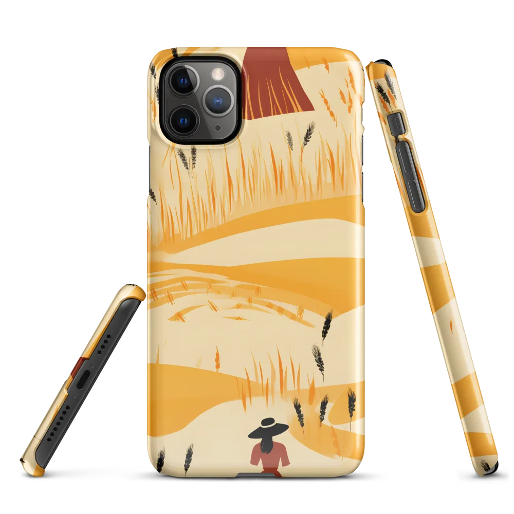 Embracing the Fields: A Floral Journey | Phone Case |  11 Pro Max | Snap Case | Glossy