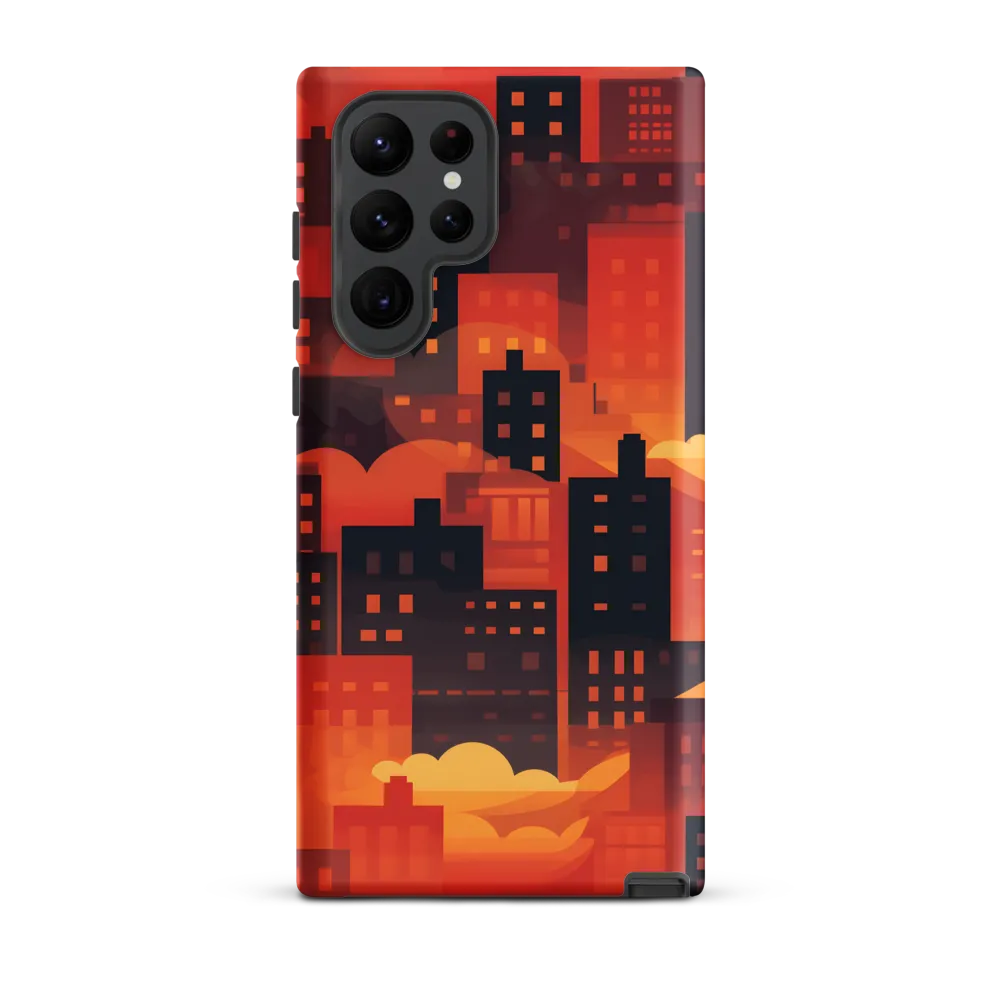 Radiance of the Urban Horizon | Phone Case |  S22 Ultra | Tough Case | Matte