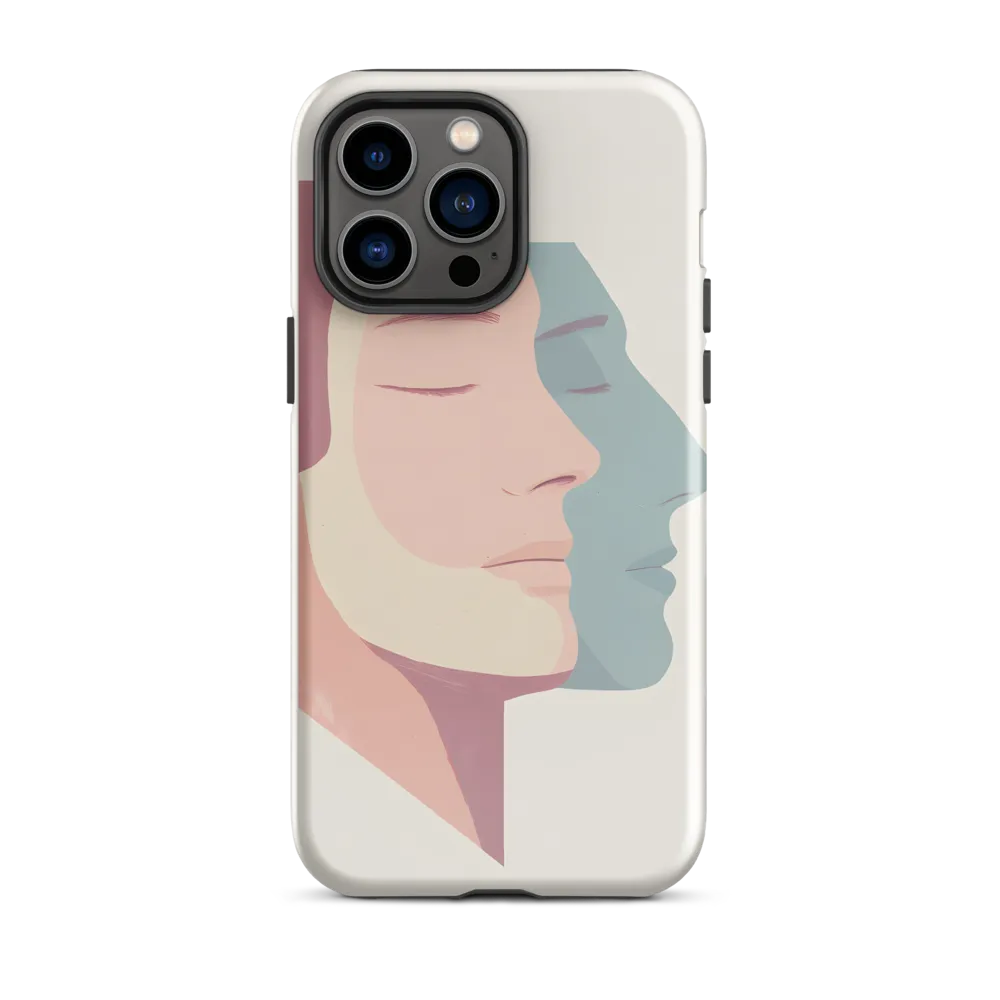 Dual Facets of Serenity | Phone Case |  14 Pro Max | Tough Case | Glossy