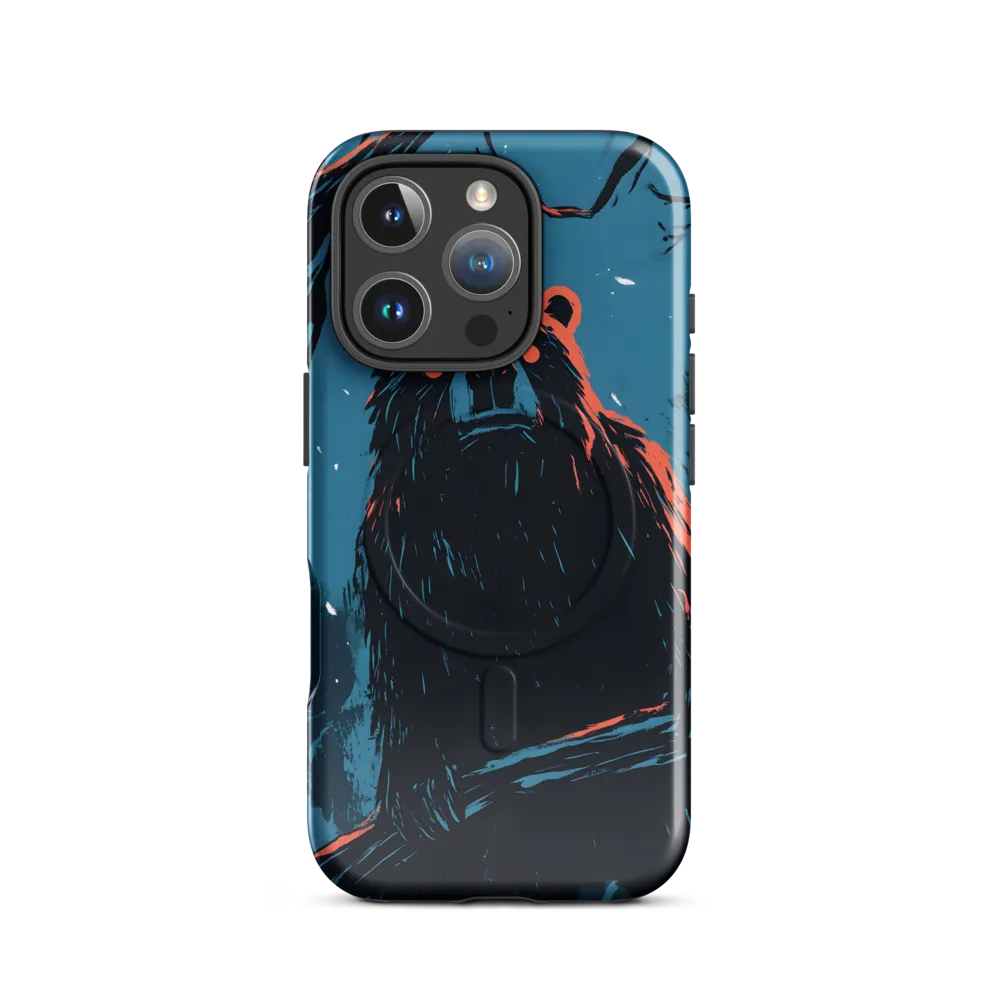 Eerie Majesty: A Bear in the Night