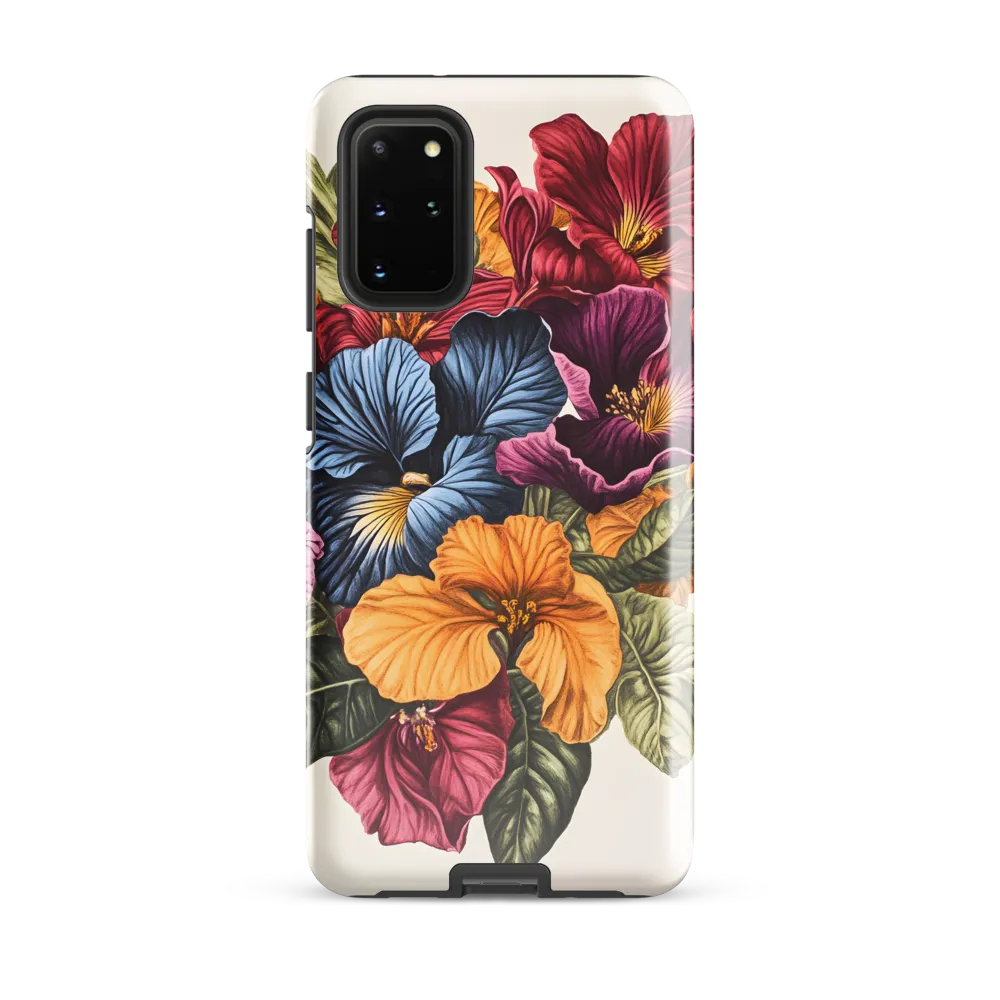 Floral Symphony in Color | Phone Case |  S20 Plus | Tough Case | Glossy