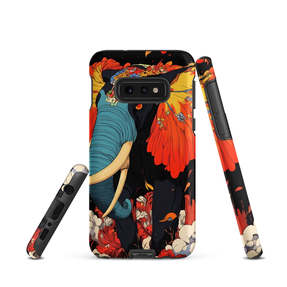 Majesty of the Floral Elephant | Phone Case |  S10e | Tough Case | Matte